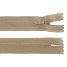 Fermoar ascuns nedetasabil Crisalida, lungime 50 cm Bej