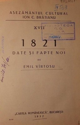 1821 DATE SI FAPTE NOI foto