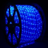 Furtun Luminos cu 3600 LEDuri Albastre Rola 100m