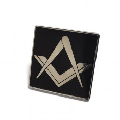 Pin Masonic Patrat 19mm PIN094