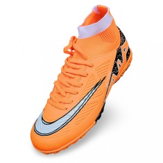 Ghete de fotbal Sky Wing 9838, cu glezna cusute in varf, pentru teren sintetic culoare portocaliu 44