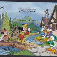 Maldives Maldive MNH 1990 - Disney desene animate - 2 colite