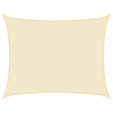 Cumpara ieftin Panza parasolar, crem, 6 x 8 m, HDPE, 160 g/m&sup2;