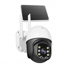 Camera CCTV cu panou solar SX908, HD, 2MP