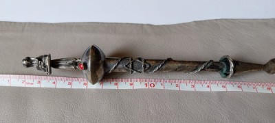 YAD- Indicator Torah Russia Imperiala 1894 argint masiv foto
