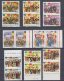 ROMANIA 1990 LP 1242 REVOLUTIA POPULARA DIN ROMANIA PERECHE SERII MNH, Nestampilat