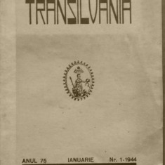 Revista Transilvania, organ al Astrei, Sibiu, nr. 1, 1944