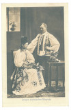 4724 - SIBIU, ETHNIC FAMILY, Romania - old postcard, CENSOR - used - 1916, Circulata, Printata