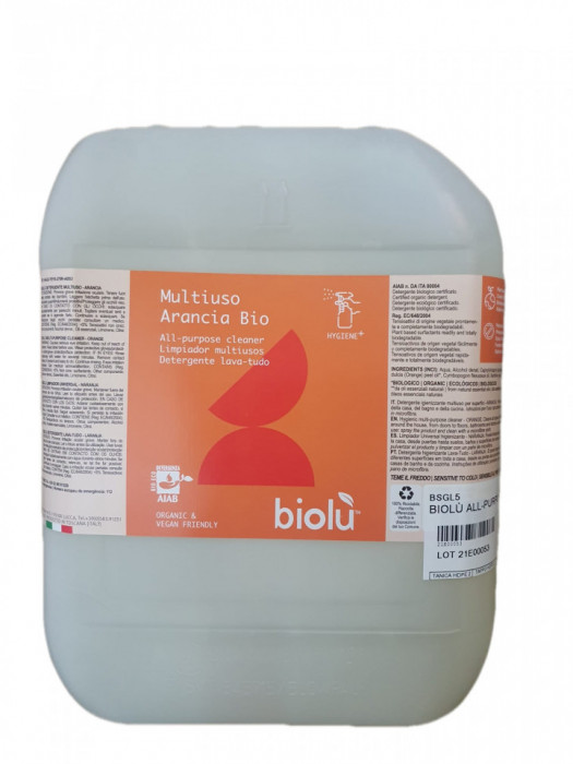 Detergent ecologic universal cu ulei de portocale 20L Biolu