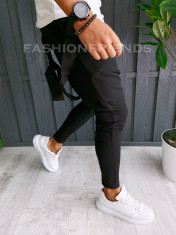 Pantaloni VAGABOND - de trening pentru barbati - slim fit - negri - A6409 foto