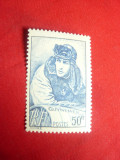 Serie 1 valoare Franta 1940 -In onoarea Cap.Aviator G.Guynemer, Nestampilat