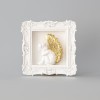 Decoratiune din rasina rama cu ingeras 20 cm x 20 cm