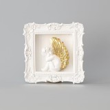 Cumpara ieftin Decoratiune din rasina rama cu ingeras 20 cm x 20 cm