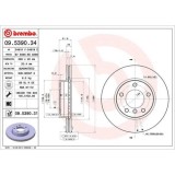 Brembo Disc frana Prime Line - UV Coated