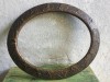 Arta / design / vintage - Rama veche ovala model deosebit din lemn pentru fotografii , oglinda , pictura , goblen sau diverse lucruri !