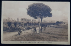 Roma-Via Appia-Avanzi degli acuedotti di Claudio - CP Ilustrata foto