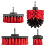 Set 4 perii tip accesoriu pentru bormasina, curatare eficienta