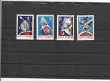 ROMANIA 1966 LP 632 COSMONAUTICA SERIE MNH NESTAMPILATA, Nestampilat