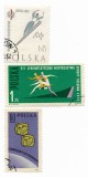 Polonia - Marci diverse (3 buc.), 1962 - valori obliterate