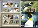 Mozambic 2002 fauna pasari pinguini MI 2668-2679 ( 2 klb) + 2 bl. 185,186 MNH