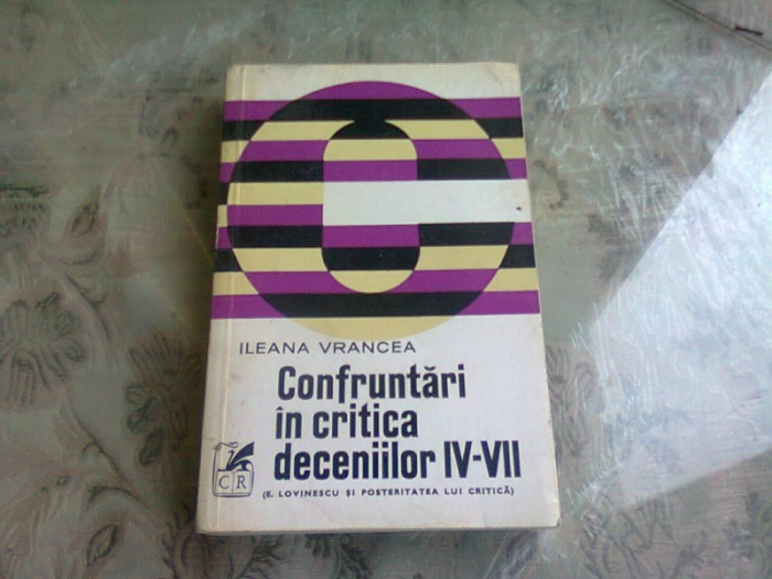 CONFRUNTARI IN CRITICA DECENIILOR IV-VII - ILEANA VRANCEA