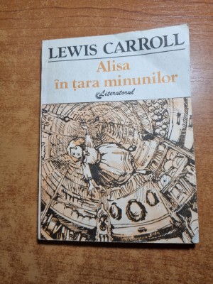 carte pentru copii - alisa in tara minunilor - din anul 1991 foto