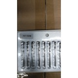 Bit pentru cuticulă diamant, glonte, br&acirc;u roșu, 257/025R