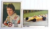 2 cartonase surprize abtibild Panini F1 Grand Prix Marc Surer 1980