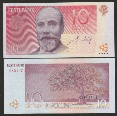 !!! ESTONIA - 10 KROONI 2006 - P 86 - UNC // NU TRIMIT PRIN CURIER foto