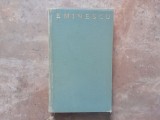 EMINESCU - POEZII , editie ingrijita de PERPESSICIUS , 1958 , TIPARITA PE HARTIE DE BIBLIE