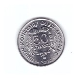 Moneda Africa de Vest 50 francs/franci 2024, UNC, cu luciu