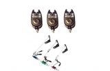 Set 3 Avertizori / Senzori hakuyo pescuit TLI - 01cu baterii incluse Si 3 Swingeri Luminosi cu led