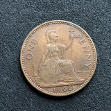 H316 Marea Britanie One Penny 1966, Europa