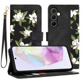 Husa flipcraft pentru samsung galaxy a35 5g - protectie 360, design floral, flowers of the dawn