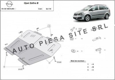 Scut metalic motor Opel Zafira B fabricat incepand cu 2005 APS-30,115 foto