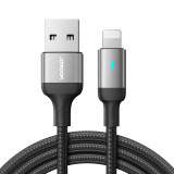 Cablu Joyroom USB - Lightning 2,4A Seria A10 1,2 M Negru (S-UL012A10) S-UL012A10B