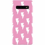 Husa silicon pentru Samsung Galaxy S10, Electric Pink