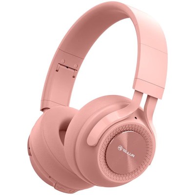 Casti Over-ear Bluetooth Tellur Feel, culoare roz foto