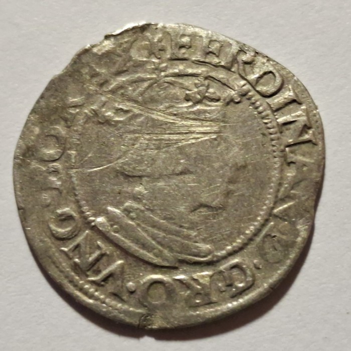 Austria 3 kreuzer 1550 / Linz argint Ferdinand I