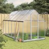 Sera Gradina Gossi Argintiu 334x169x202cm Aluminiu+Policarbonat, Suprafata 5.64mp, Fereastra Aerisire, Protectie UV, Asamblare Rapida