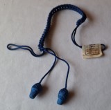 Pionieri Comandant de Unitate - Snur de culoare albastru, cu eticheta originala, Cooperativa Arta Aplicata din Bucuresti, anul 1983