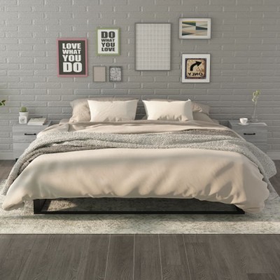 vidaXL Noptiere, 2 buc., sonoma gri, 40x35x47,5 cm 817294 foto