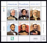 DB1 Ins. Marshall Presedinti Americani III MS MNH, Nestampilat