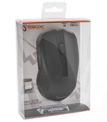 Sbox Mouse Wireless Black WM-373 45506603 foto