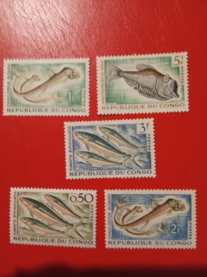 CONGO, PEȘTI - SERIE MNH foto