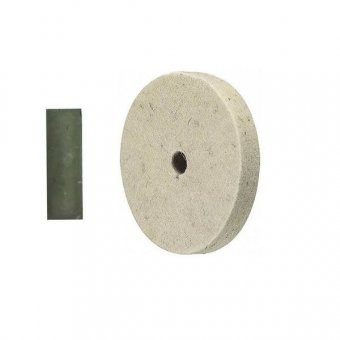 Disc pasla slefuit - lustruit cu pasta verde ,diametrul 200 mm ,latime 40 mm foto