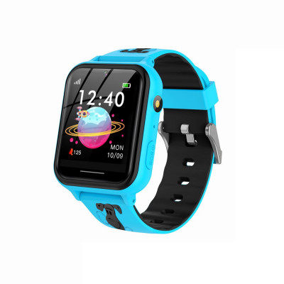 Ceas Smartwatch Pentru Copii YQT A2Z fara GPS, cu Functie telefon, 7 Jocuri, Camera, Album, Lanterna, Albastru foto