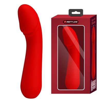 Pretty Love Cetus Red Vibrator cu Design Curbat și Funcții Multiple foto