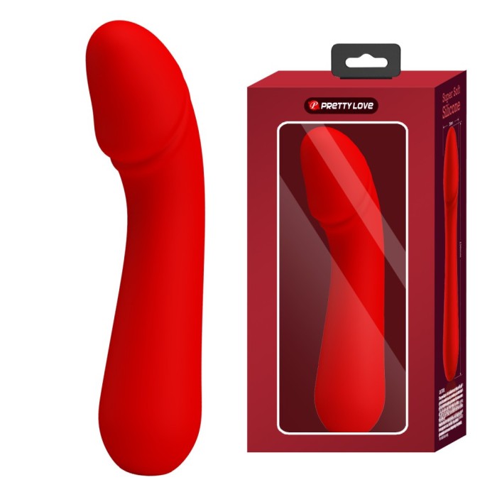 Pretty Love Cetus Red Vibrator cu Design Curbat și Funcții Multiple