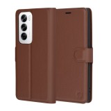 Husa Oppo Reno12 Techsuit Leather Folio, maro